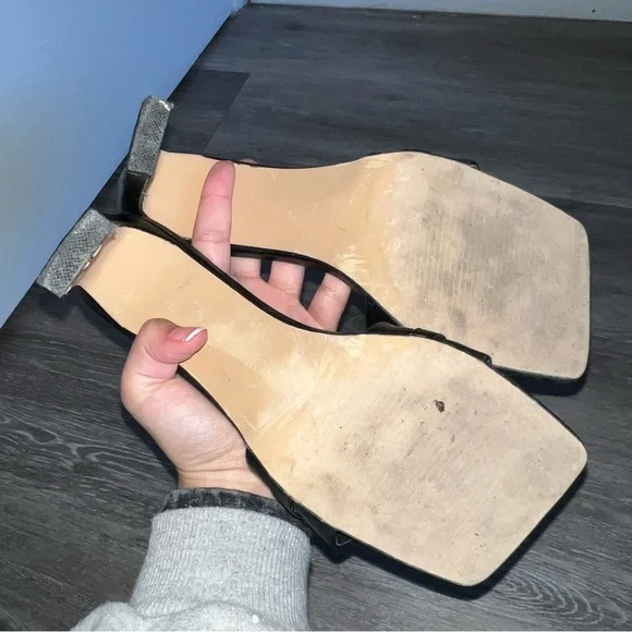 Fashion Nova Faux Leather Chain Heels - Picture 10 of 10